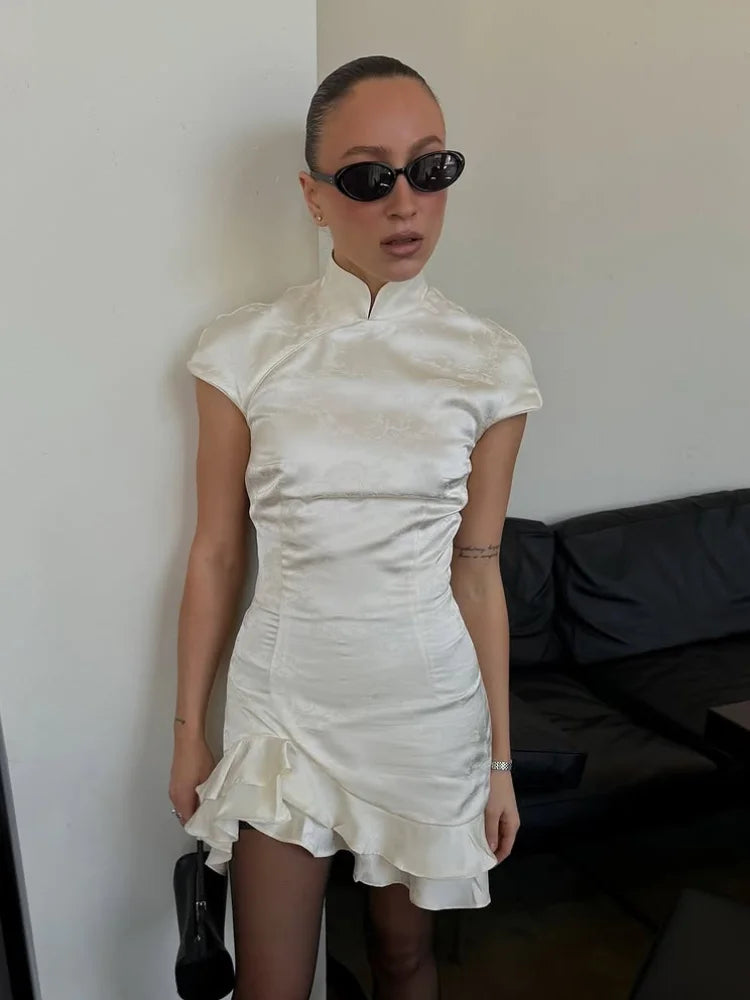 Vestido Satin Étoile