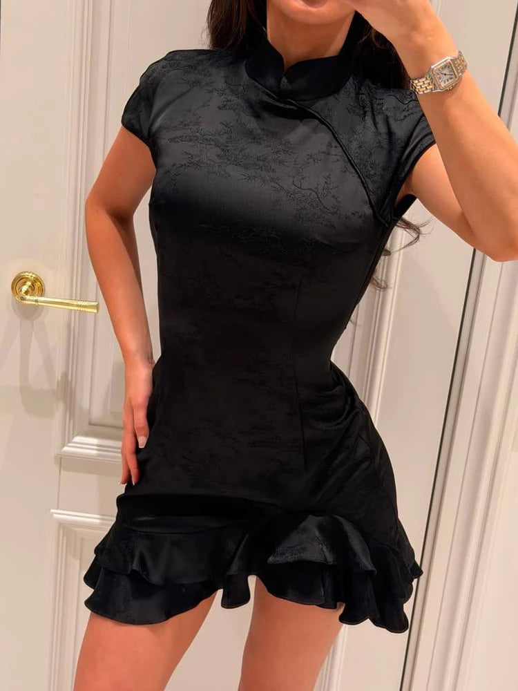Vestido Satin Étoile